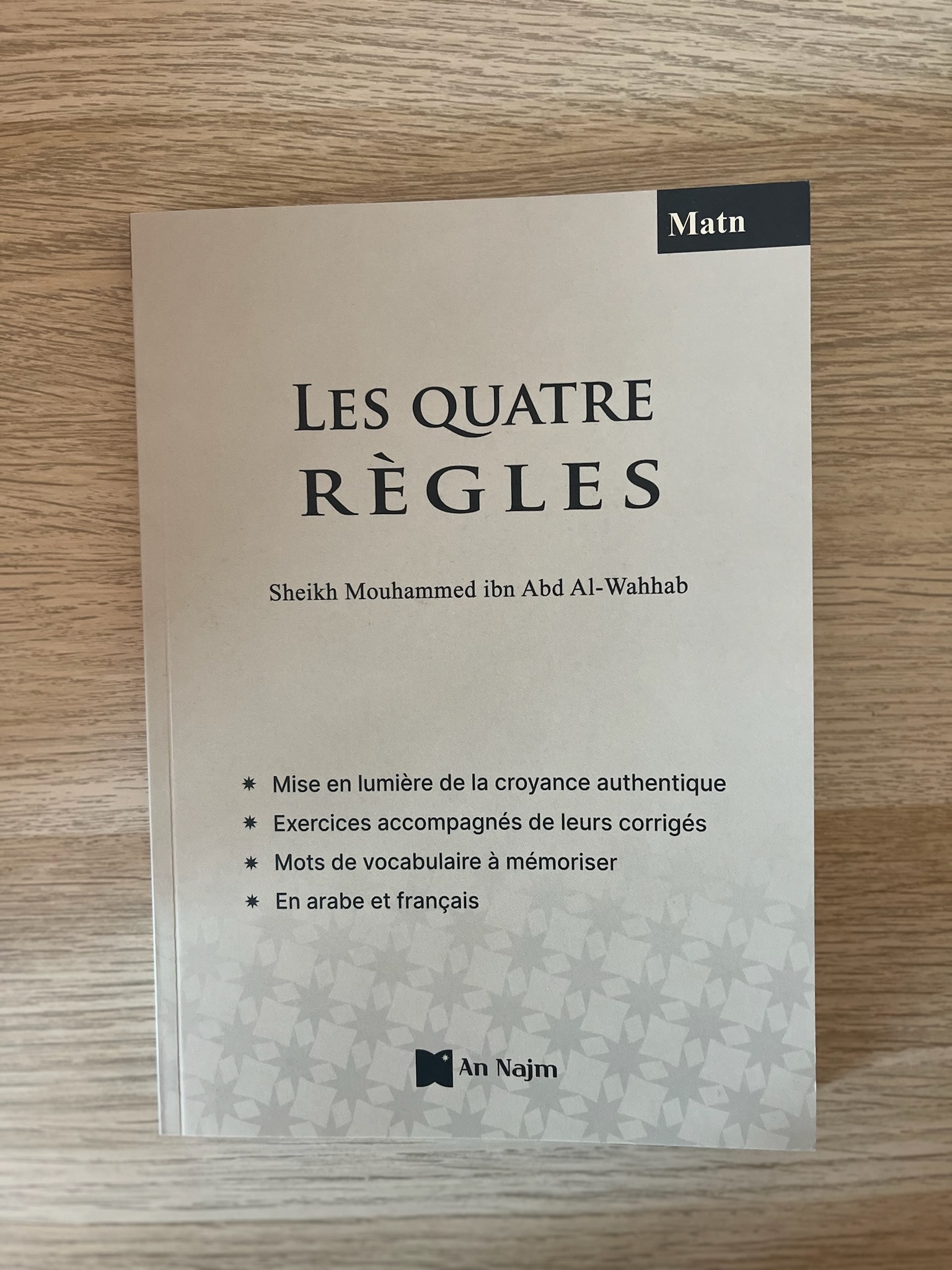 Les quatre règles Najm