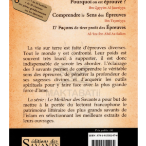 Pourquoi on est éprouvé? d'Al-Jawziyya
