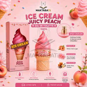 ice cream juicy peach parfum 100ml pas cher